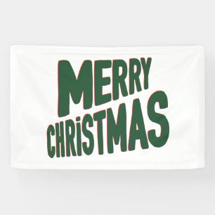 Frohe Weihnachten 2,5x4 Vinylbanner Banner