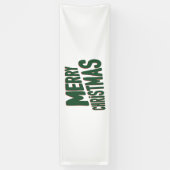 Frohe Weihnachten 2.5x8 Vinyl Banner (Vertikal)