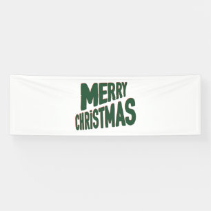 Frohe Weihnachten 2.5x8 Vinyl Banner