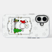 Frohe Weihnachten 2 Bäume Strumpf Snowman Case-Mate iPhone Hülle (Rückseite (Horizontal))