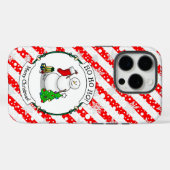 Frohe Weihnachten 2 Bäume Strumpf Snowman Case-Mate iPhone Hülle (Rückseite (Horizontal))