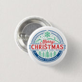 Frohe Weihnachten 2 Button (Vorne & Hinten)
