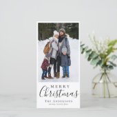 Frohe Weihnachten 2 Foto (Stehend Vorderseite)