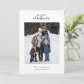 Frohe Weihnachten 2 Foto (Stehend Vorderseite)