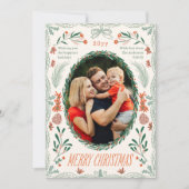 Frohe Weihnachten 2 Foto Coquette Botanisches Flor (Vorderseite)