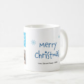 Frohe Weihnachten 2 Foto Custom Tasse (VorderseiteRechts)