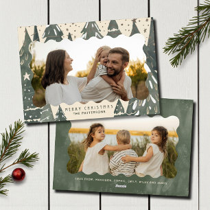 Frohe Weihnachten 2 Foto Familie Winter Bäume
