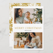 Frohe Weihnachten 2 Foto Weihnachtskarte (Vorne/Hinten)