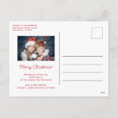 Frohe Weihnachten 2 Fotos (Rückseite)