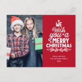 Frohe Weihnachten 2 Fotos (Vorderseite)