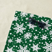 Frohe Weihnachten 2 Goldendoodle (goldrot) Niedlic Strandtuch (Beispiel)