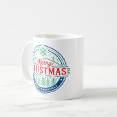 Frohe Weihnachten 2 Kaffeetasse (Vorderseite Links)