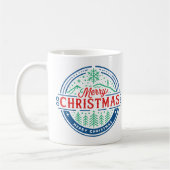Frohe Weihnachten 2 Kaffeetasse (Links)