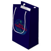 Frohe Weihnachten 2 Kleine Geschenktüte (Rückseite Schrägansicht)