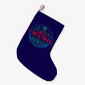 Frohe Weihnachten 2 Kleiner Weihnachtsstrumpf (Vorderansicht (hängend))