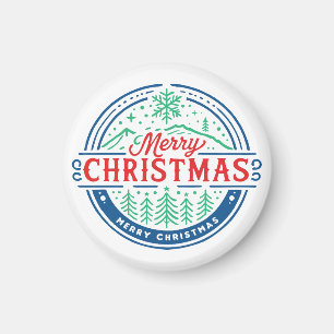 Frohe Weihnachten 2 Magnet