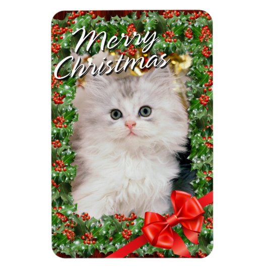 Frohe Weihnachten 2 Premium Magnet (Vertikal)