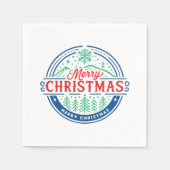 Frohe Weihnachten 2 Serviette (Vorderseite)