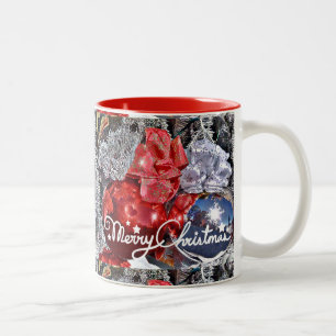 Frohe Weihnachten #2_ Zweifarbige Tasse