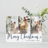 Frohe Weihnachten 3 Foto (Stehend Vorderseite)