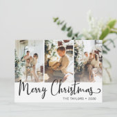 Frohe Weihnachten 3 Foto (Stehend Vorderseite)