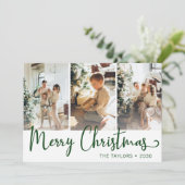 Frohe Weihnachten 3 Foto (Stehend Vorderseite)