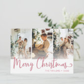 Frohe Weihnachten 3 Foto (Stehend Vorderseite)