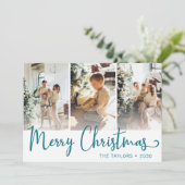 Frohe Weihnachten 3 Foto (Stehend Vorderseite)