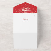 Frohe Weihnachten 3 Foto 2024 Kalenderkarte All In One Einladung (Außenbereich)