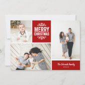 Frohe Weihnachten 3 Foto Collage (Vorderseite)