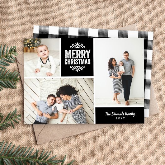 Frohe Weihnachten 3 Foto Collage