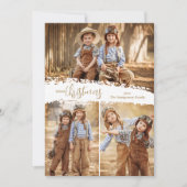 Frohe Weihnachten 3 Foto Collage (Vorderseite)