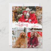 Frohe Weihnachten 3 Foto Collage (Vorderseite)