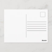 Frohe Weihnachten 3 Foto Collage Wreath Holiday  Postkarte (Rückseite)