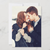 Frohe Weihnachten 3 Foto Moderne Grüne Paare (Rückseite)