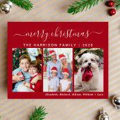 Frohe Weihnachten 3 Foto Urlaub Postkarte