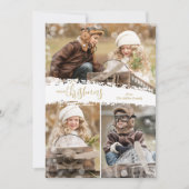 Frohe Weihnachten 3 Foto Weihnachtskarte (Vorderseite)