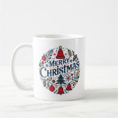 Frohe Weihnachten 3 Kaffeetasse (Links)