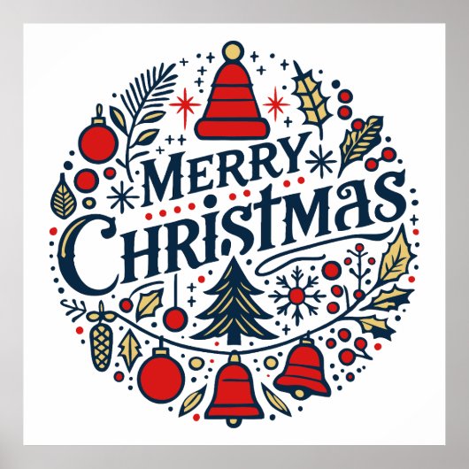 Frohe Weihnachten 3 Poster (Vorne)