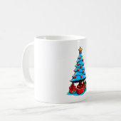 Frohe Weihnachten 3D Kaffeetasse (Vorderseite Links)