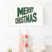 Frohe Weihnachten 3x5 Vinyl Banner (Insitu)