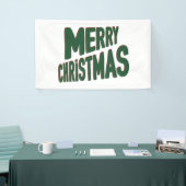 Frohe Weihnachten 3x5 Vinyl Banner (Messeveranstaltung)