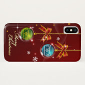 Frohe Weihnachten 42 Case-Mate iPhone Hülle (Rückseite (Horizontal))