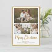 Frohe Weihnachten 4 Foto (Stehend Vorderseite)