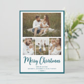 Frohe Weihnachten 4 Foto (Stehend Vorderseite)