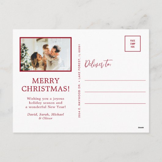 Frohe Weihnachten 4 Foto (Rückseite)