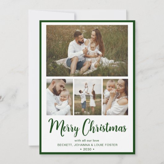 Frohe Weihnachten 4 Foto (Vorderseite)