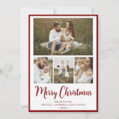 Frohe Weihnachten 4 Foto (Vorderseite)