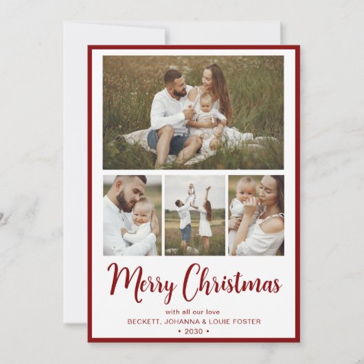 Frohe Weihnachten 4 Foto (Vorderseite)