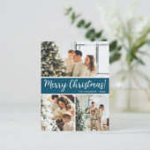 Frohe Weihnachten 4 Foto (Stehend Vorderseite)